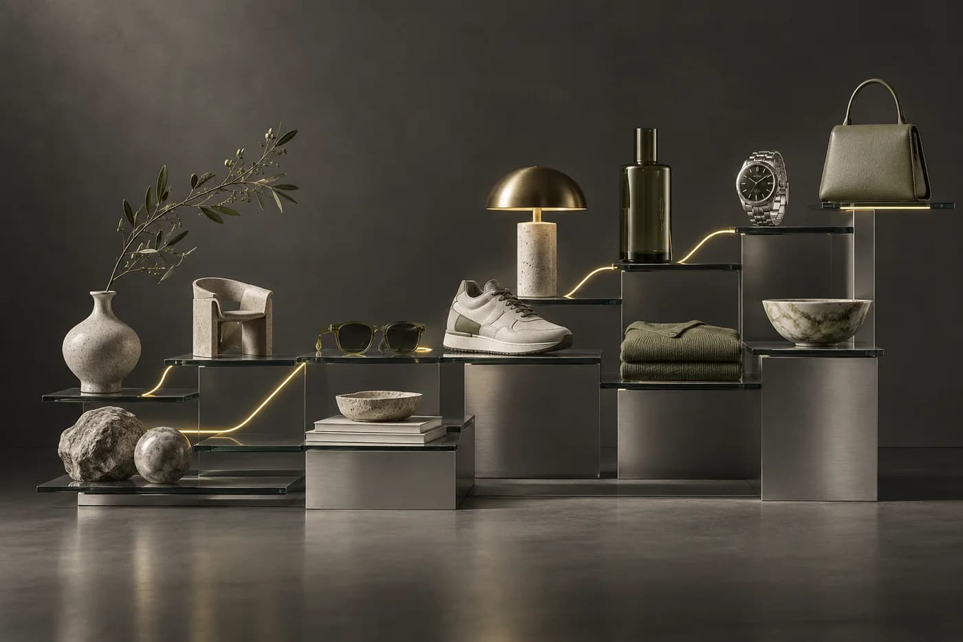 Connected product collection illustrating commerce intelligence